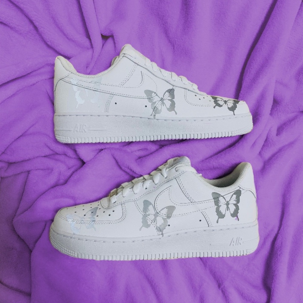 Custom Reflective Butterfly AF1 - Picture 3 of 3